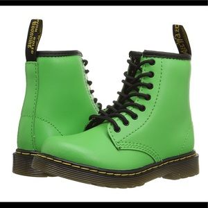 Dr. Martens | Delaney Punk Rock Green Boots 💀💚
